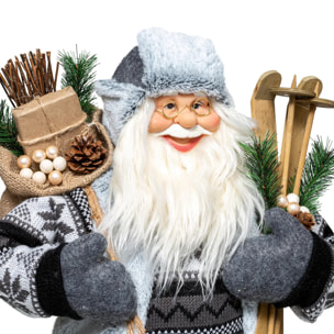 Père Noël Tradi Ski 60 cm