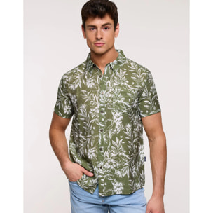 Camisa Manga Corta Caqui - Westcoast