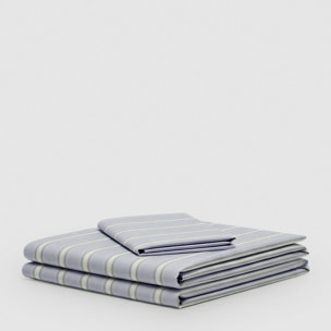 Set di lenzuola in cotone 100% kanak grigio chiaro