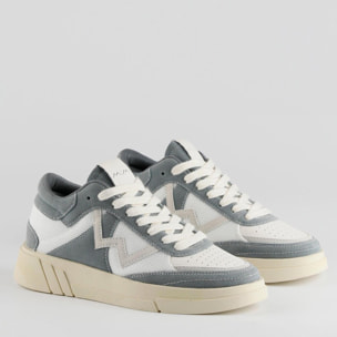 Zapatillas deportivas  -  M1993 ACERO  - Gris - 3.5 cm