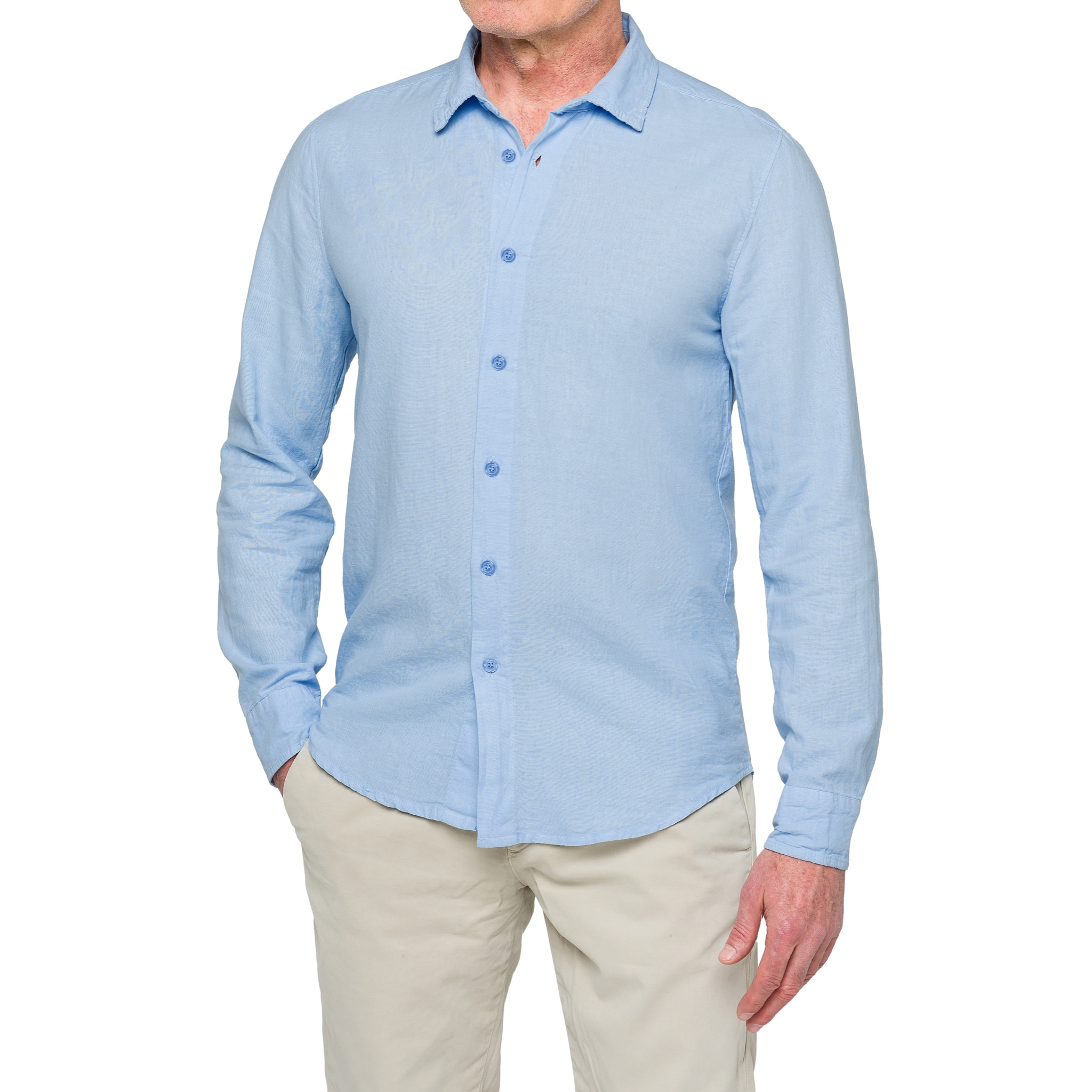 Camicia Hot Buttered Saunders Blu chiaro