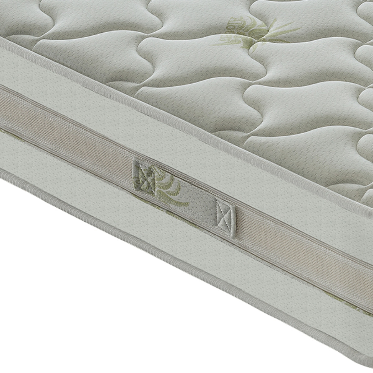 Materasso 100x200 in Memory Foam - 5 cm memory foam - Alto 25 cm - 9 Zone di Comfort - Rivestimento Aloe Vera