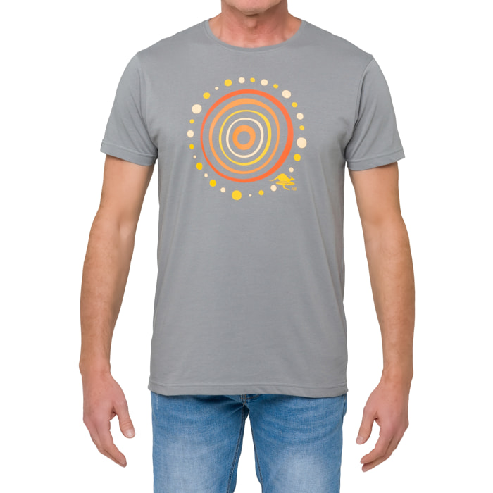 Camiseta de algodón 150 gr Hot Buttered Aboriginal gris