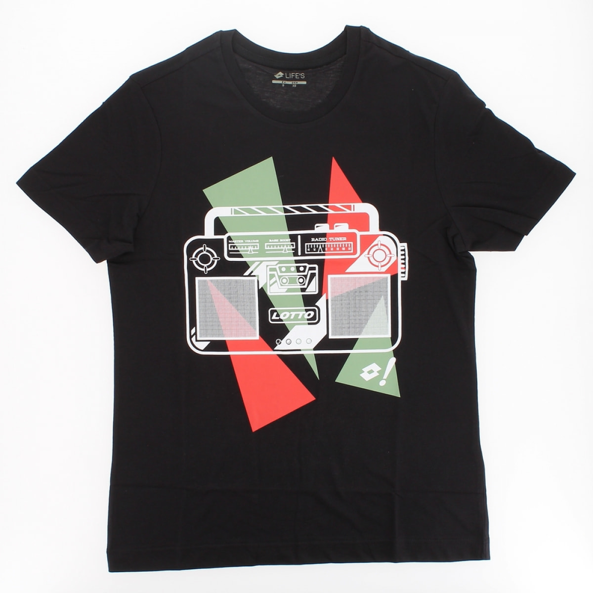 T-shirt Lotto supra V u. All black S