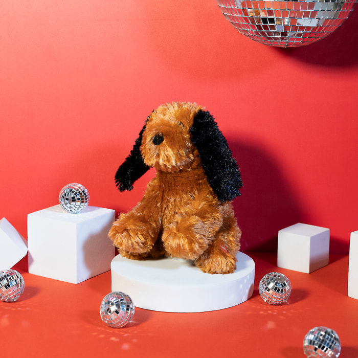 Peluche - JEUX 2 MOMES - Interactif - Danseur - Marron