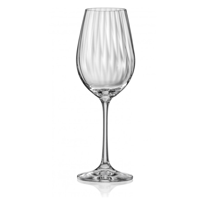 Verre à vin 350 ml waterfall - lot de 6