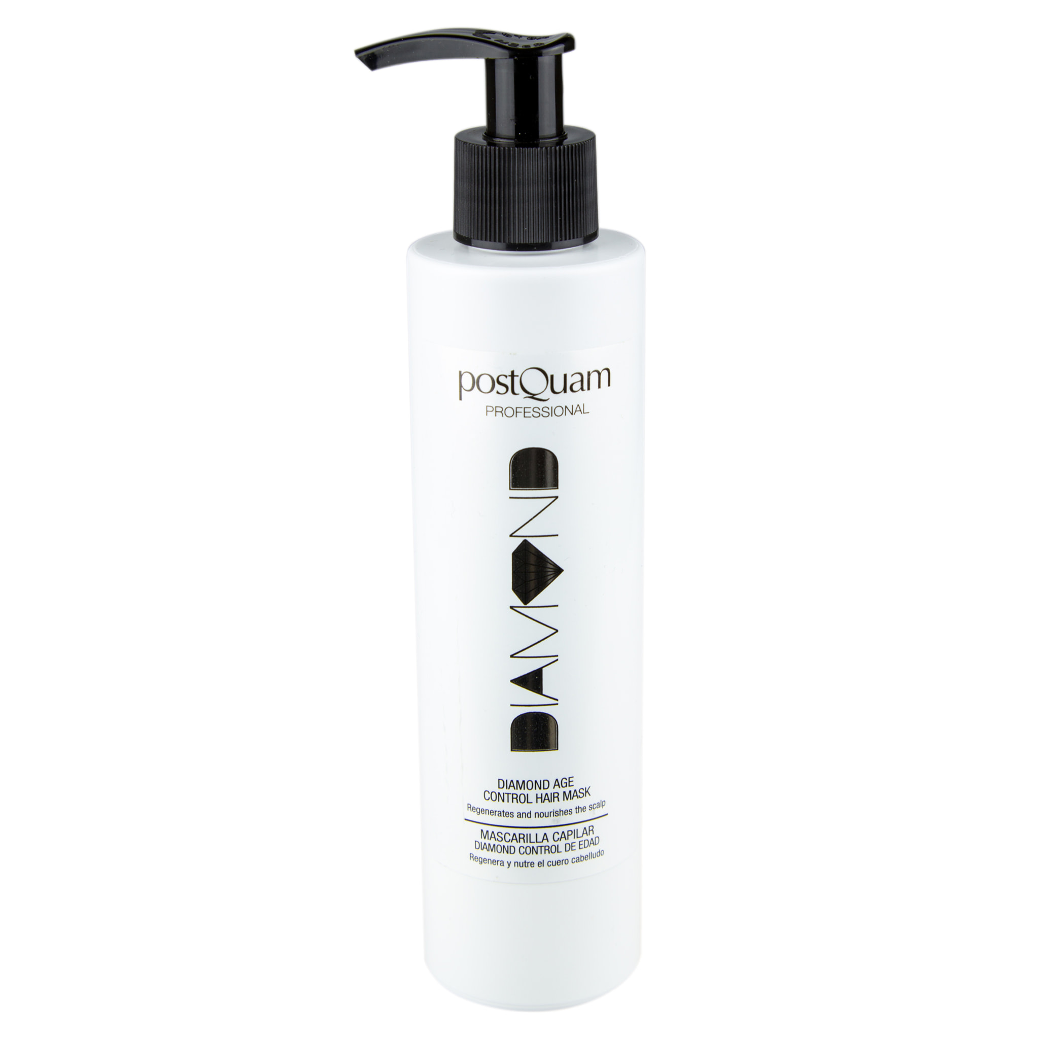 Masque capillaire anti-vieillissement diamondspour cheveux secs et abimés 200 ml.