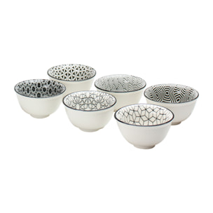 Lot de 6 petites coupelles, KIYOSE