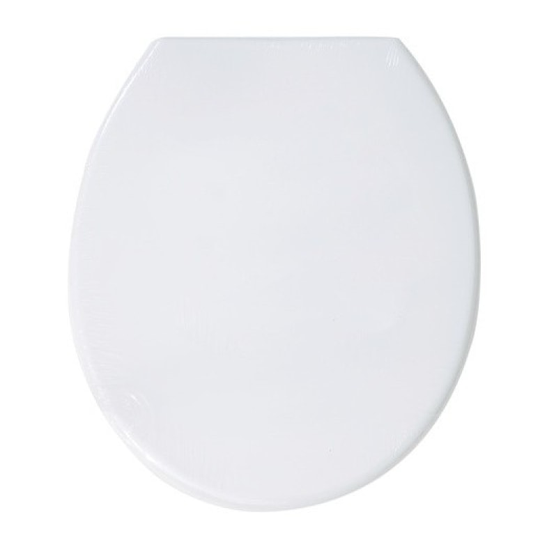 MSV - Abattant Wc Blanc - Charnières Inox MSV