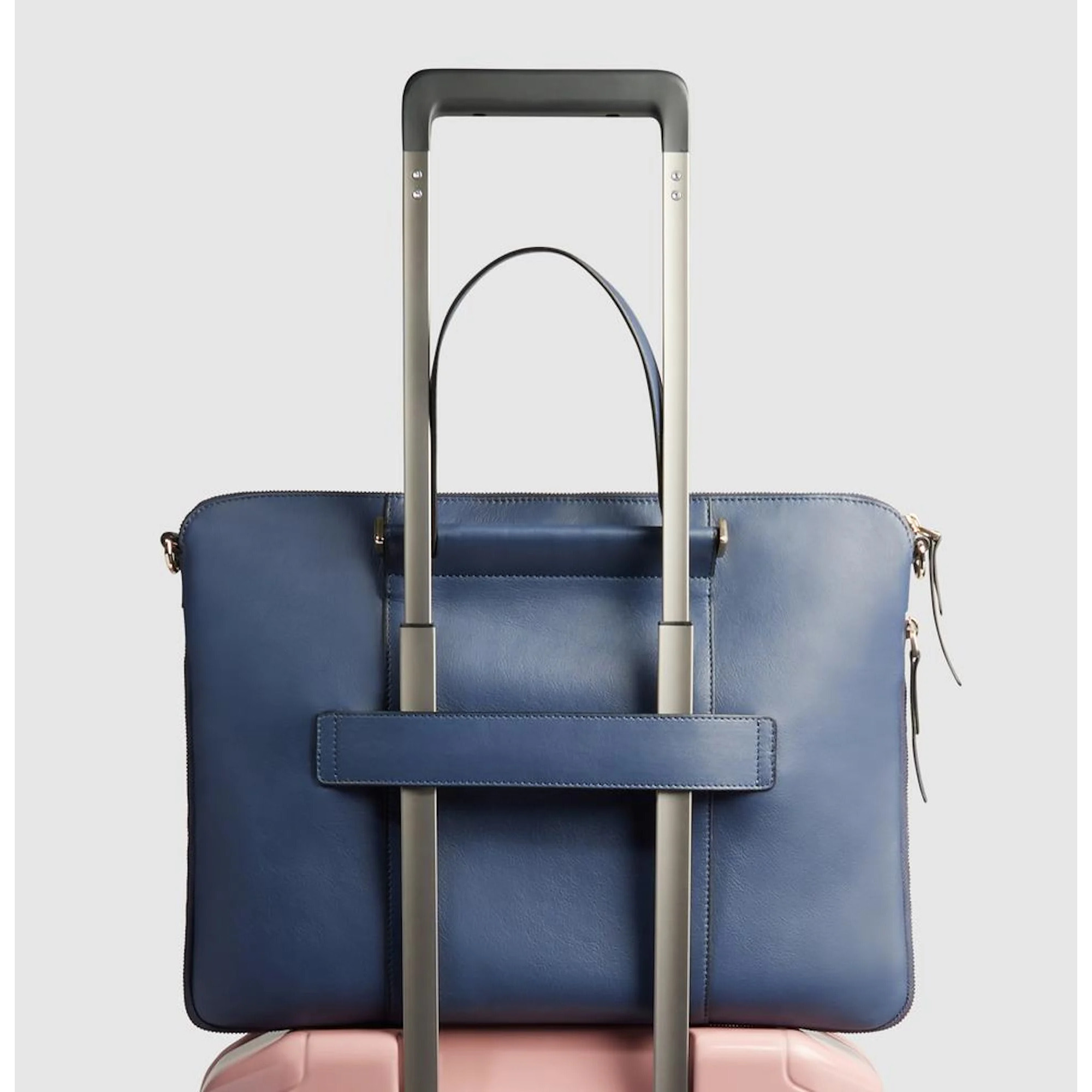 Piquadro Borsa da lavoro porta pc e porta iPad® con protezioni antiurto e anti RFID, espandibile