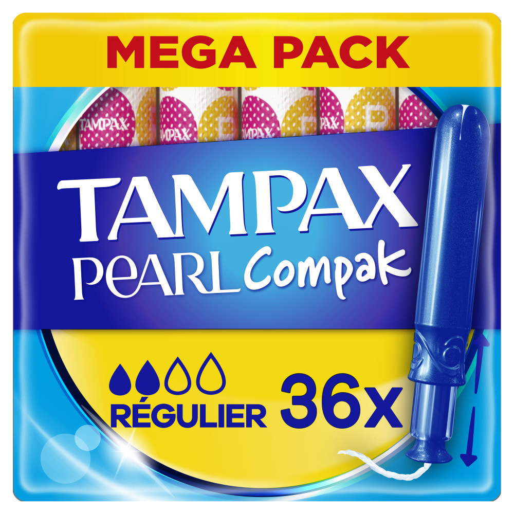 4x36 Tampons Compak Pearl Regular - Tampax