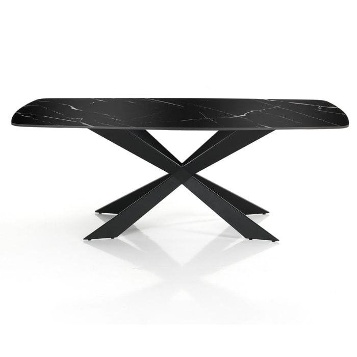 Oresteluchetta tavolo PULSE BLACK MARBLE