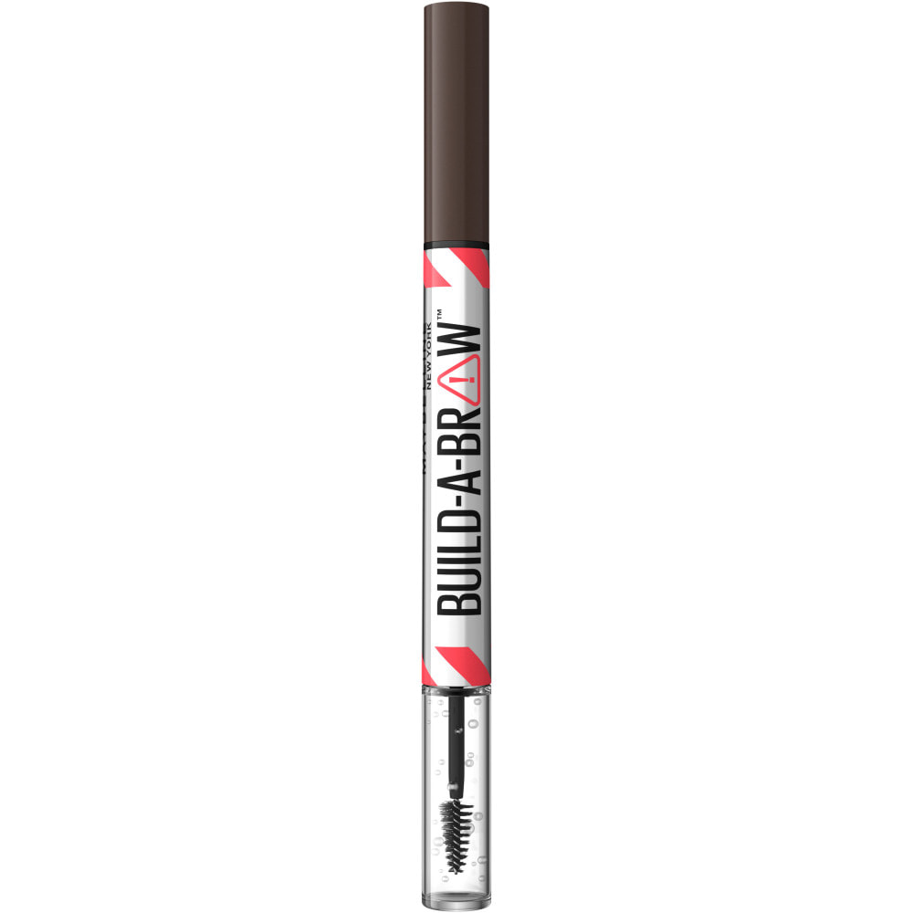 Maybelline New York Build-a-Brow Feutre et gel à sourcils 2-en-1 Deep Brown