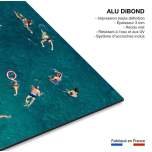Tableau tous à l'eau! Tableau alu Dibond