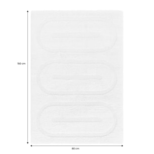 Tapis intérieur motifs géométriques crème MAE