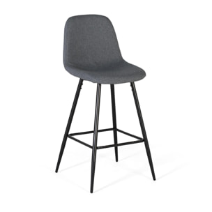 Taburete de Acero 45 Cm Estilo Contemporáneo