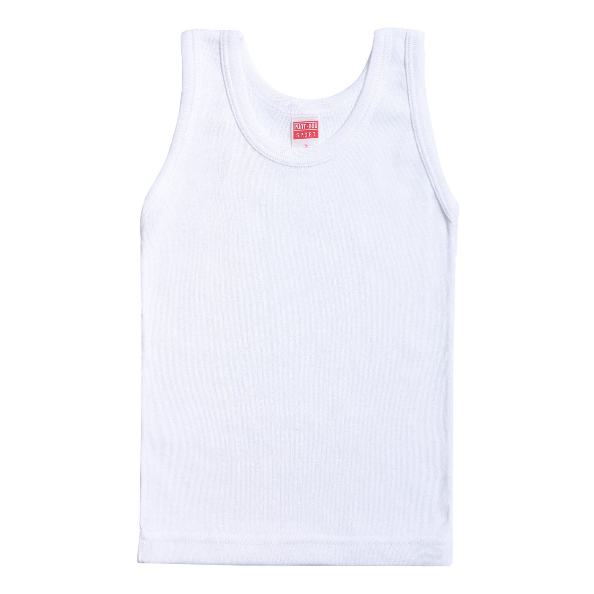 Camiseta Niño Tirante Canale 1X1 Blanco Talla 2