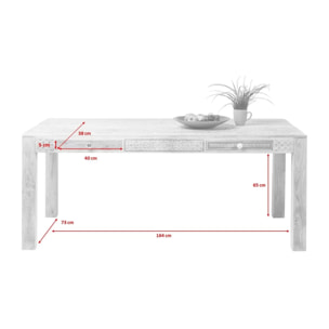 Table Puro Plain 140x70cm Kare Design