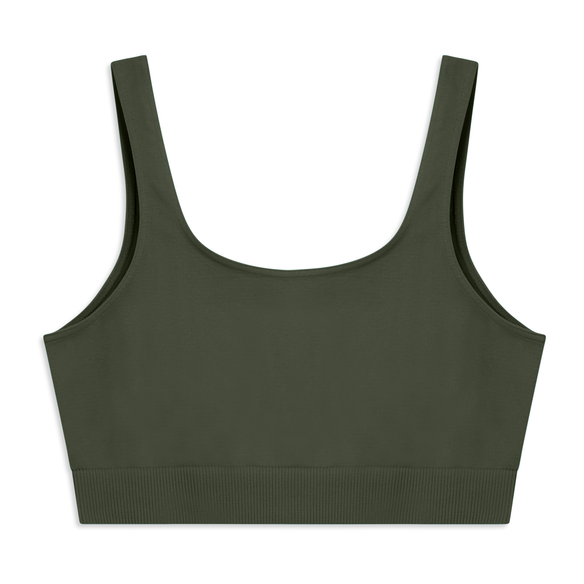 Top Sportivo Seamless con Fascia Sottoseno in costina