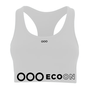 Sujetador deportivo donna ECOON La Bressolaise - Bianco