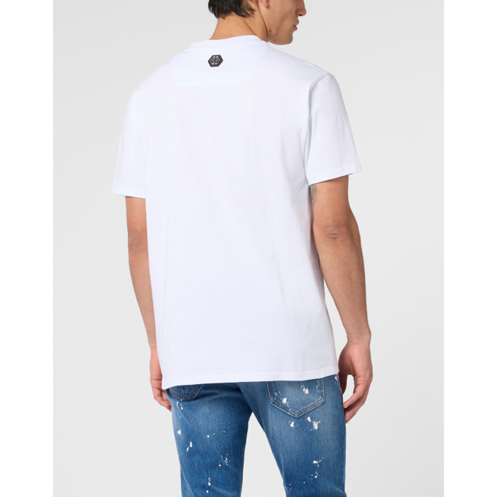 PHILIPP PLEIN Round Neck T-Shirt Teddy Racing