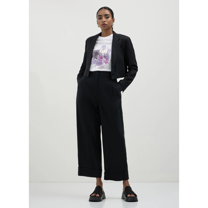 Pantalone lungo in lino