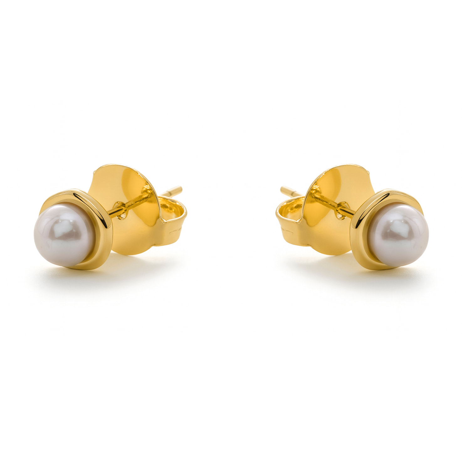 Pendientes Oha acabado oro amarillo 18k