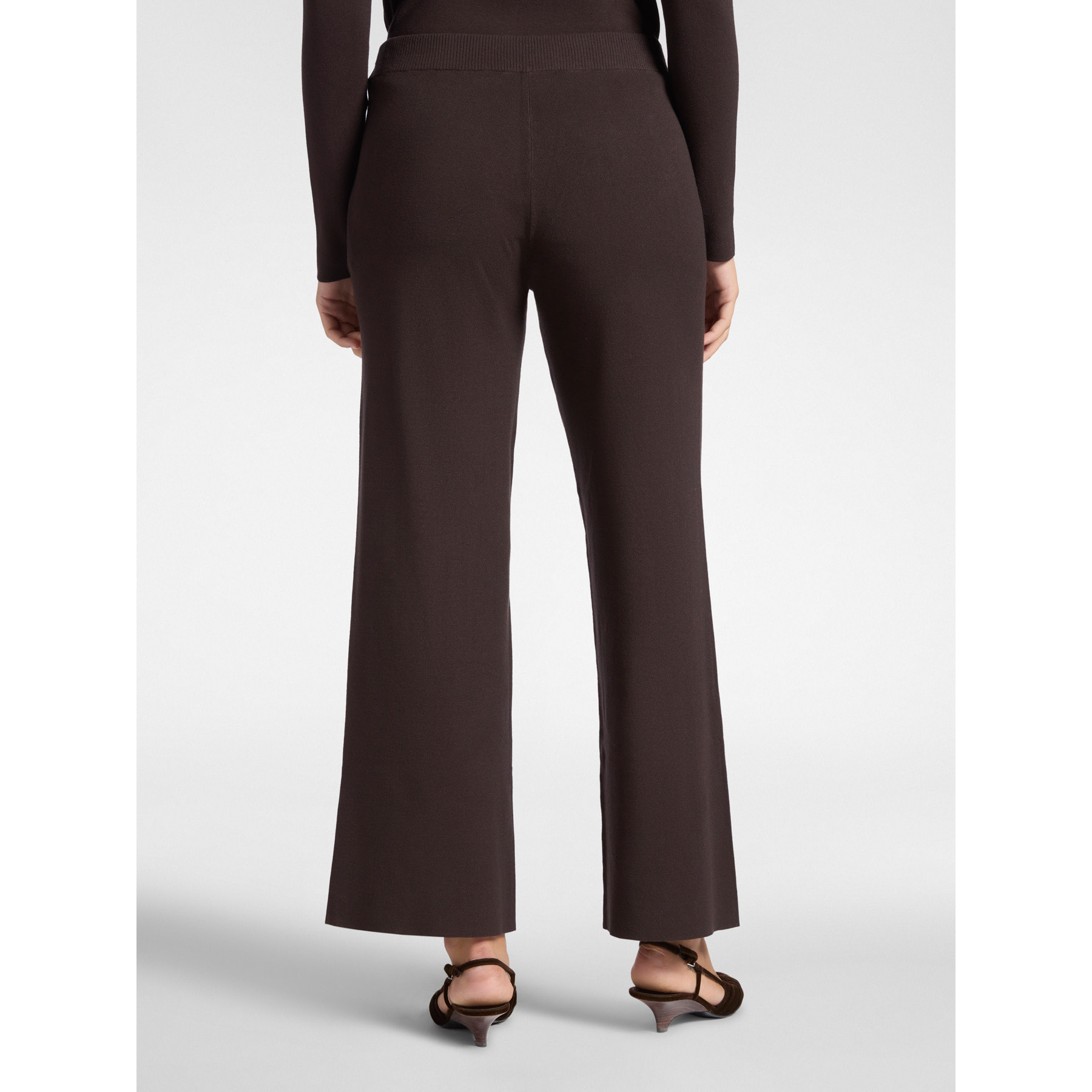 Elena Mirò - Pantaloni in tricot - Marrone