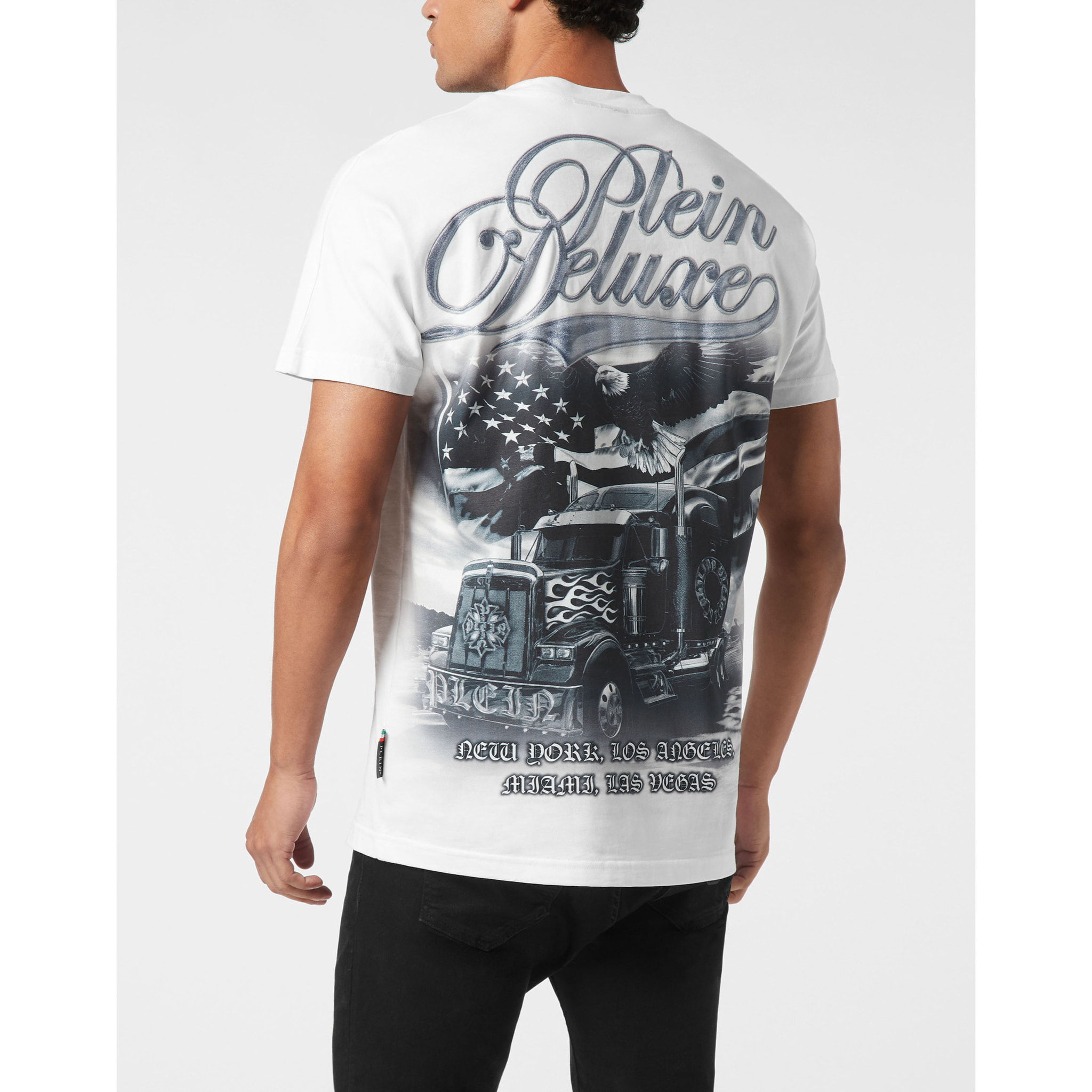 PHILIPP PLEIN T-Shirt Round Neck Ss GOTHIC PLEIN