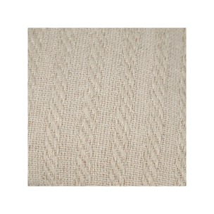 Lot de 2 coussins 40 x 40 cm en coton brodés beige - PLUME