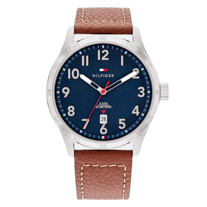 Reloj Tommy Hilfiger 1710559 Hombre Analogico Cuarzo con Correa de Piel