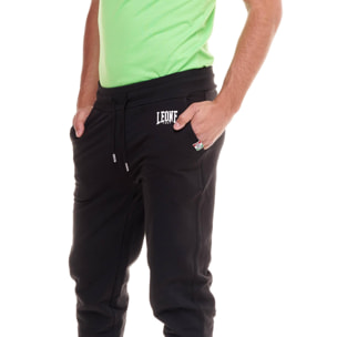 Pantaloni sportivi con polsini da uomo Leone Basic