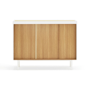 Mueble recibidor con espejo Verona efecto Roble