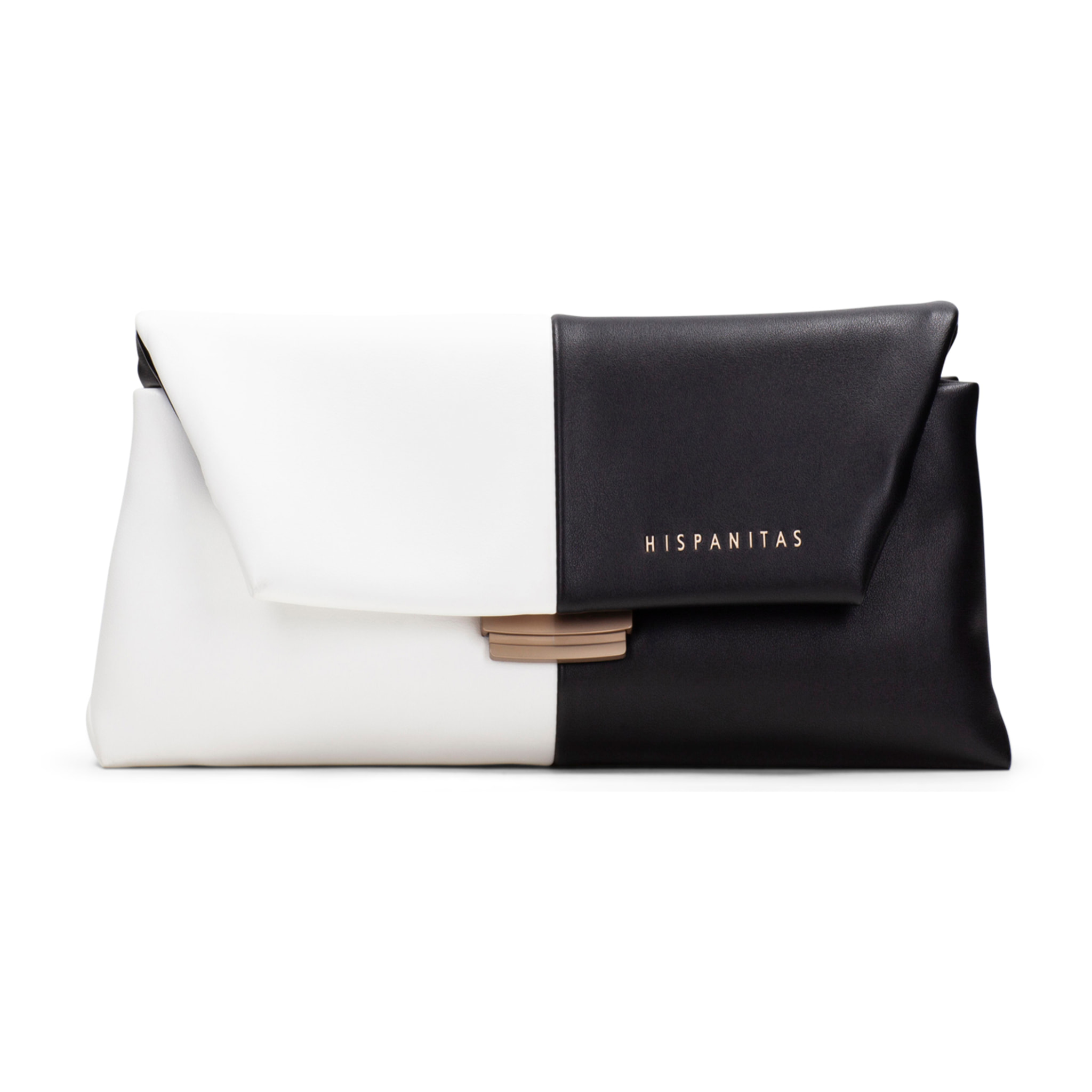 Bolso de Hombro  Blanco negro 30CM X 16CM X 7CM