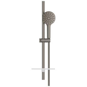 Ensemble de douche 3 jets (Pluie, Jet stimulant, Booster) - Hard Graphite brossé