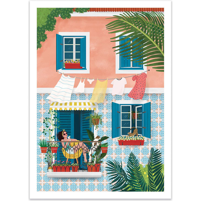 Affiche - Lisbon - Petra Holikova