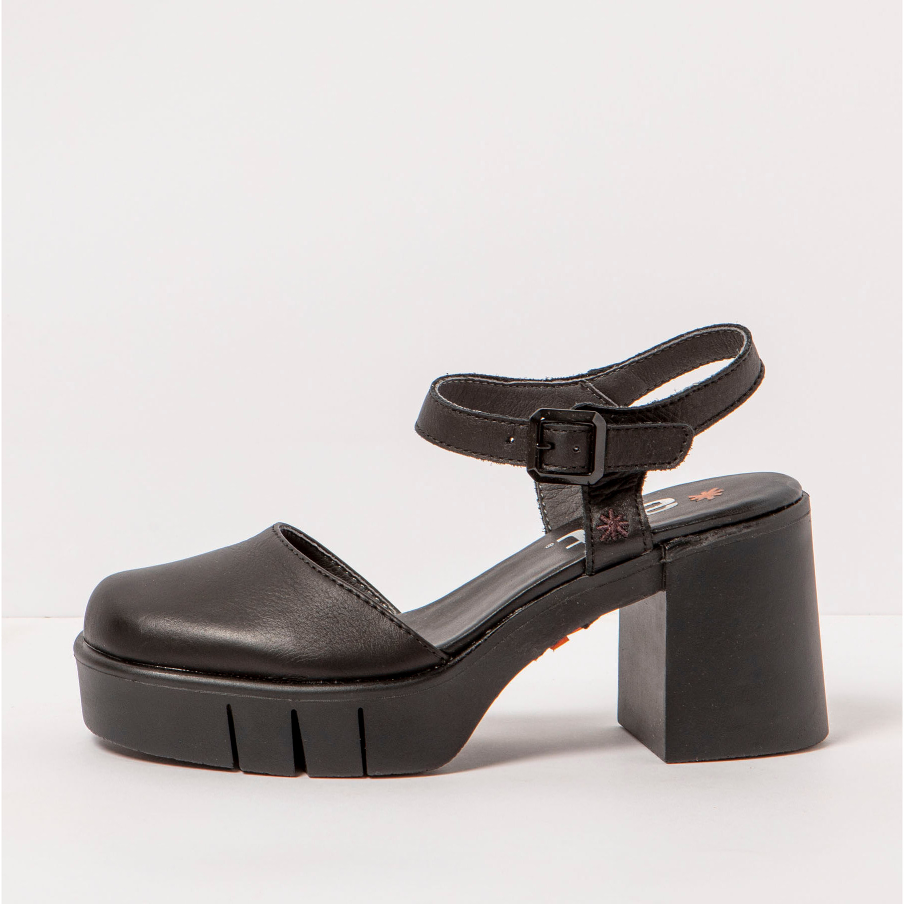 Sandalias con tacón 1991 NAPPA BLACK / EIVISSA color Black