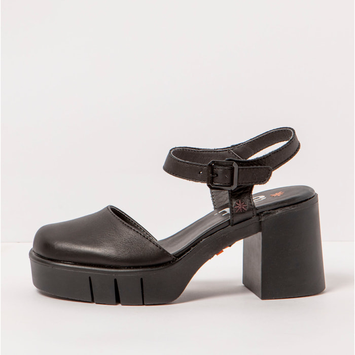 Sandalias con tacón 1991 NAPPA BLACK / EIVISSA color Black