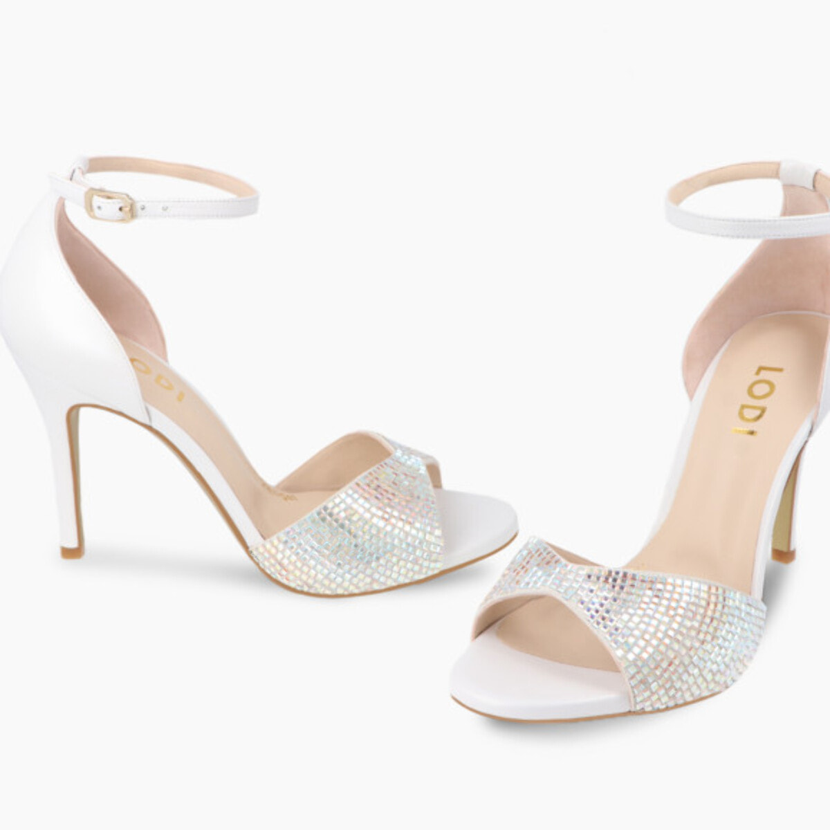 SANDALIAS DE NOVIA BLANCAS YAMAE