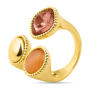 Anillo Zalya acabado oro amarillo 18k