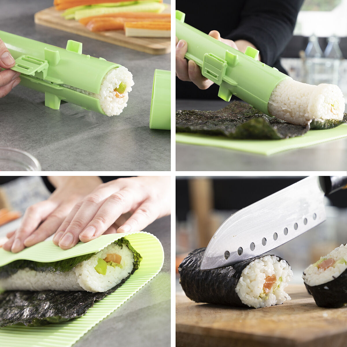 Set de Sushi con Recetas Suzooka InnovaGoods 3 Piezas