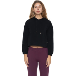 Felpe invernale da donna con cappuccio pull on Leone 1947 Never Without