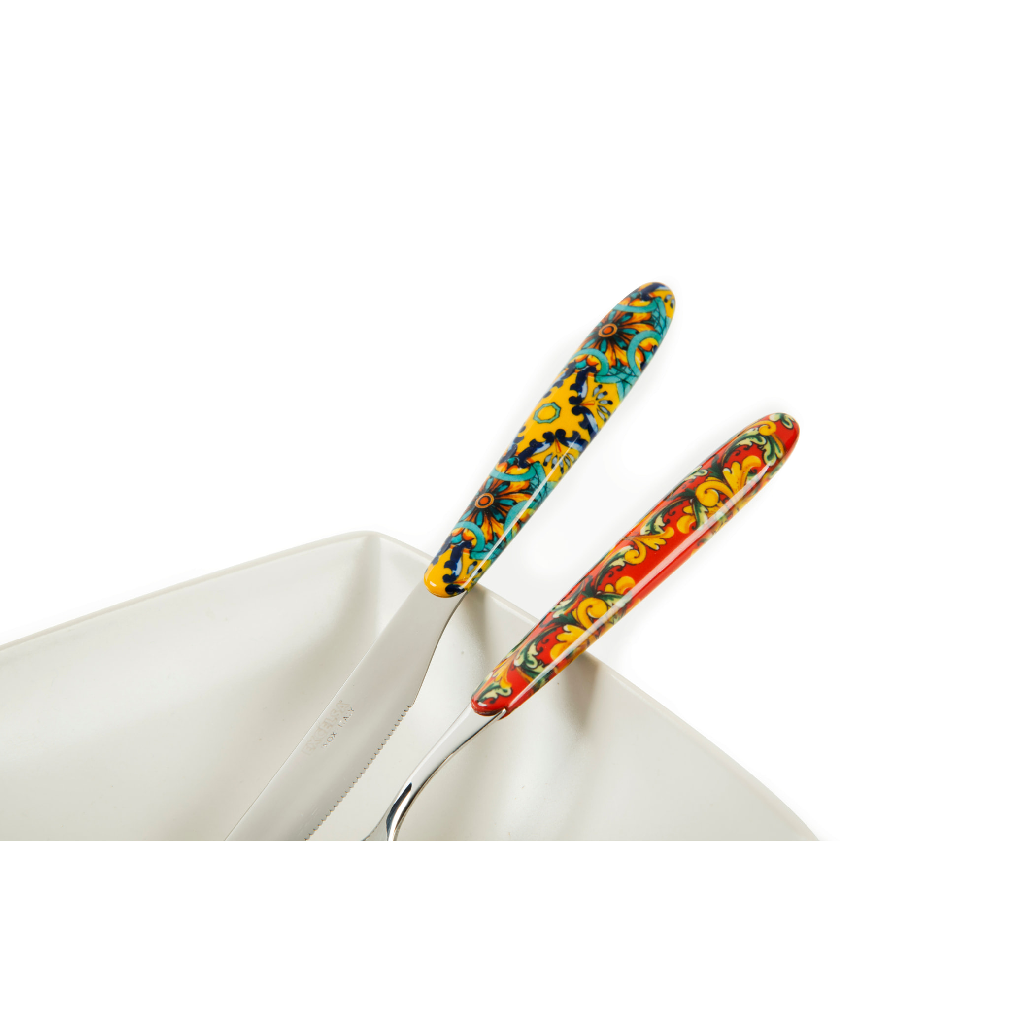 Service 24 couverts Excelsa – Trinacria, Acier Multicolore