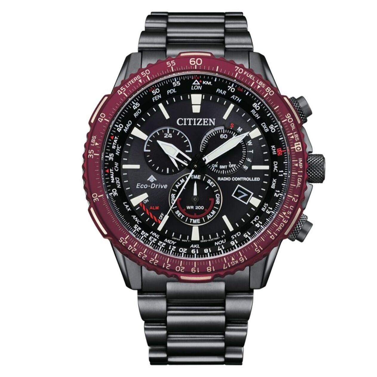Reloj Citizen CB5009-55E Hombre Analogico Solar con Correa de Acero inoxidable