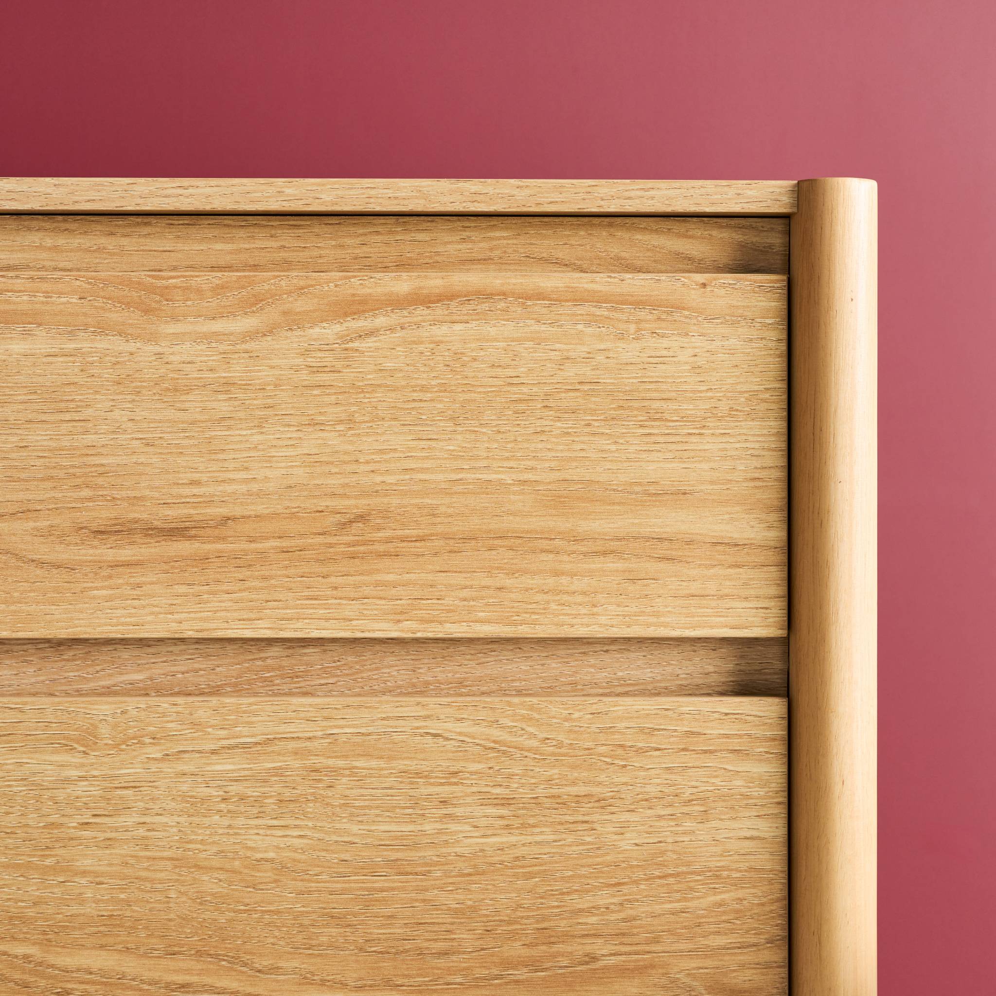 Commode décor bois 6 tiroirs  HARMONY