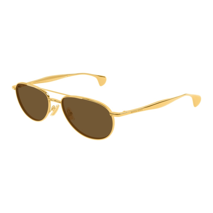 Gafas de Sol Bottega Veneta BV1419S-001 de Metal Unisex 56 mm