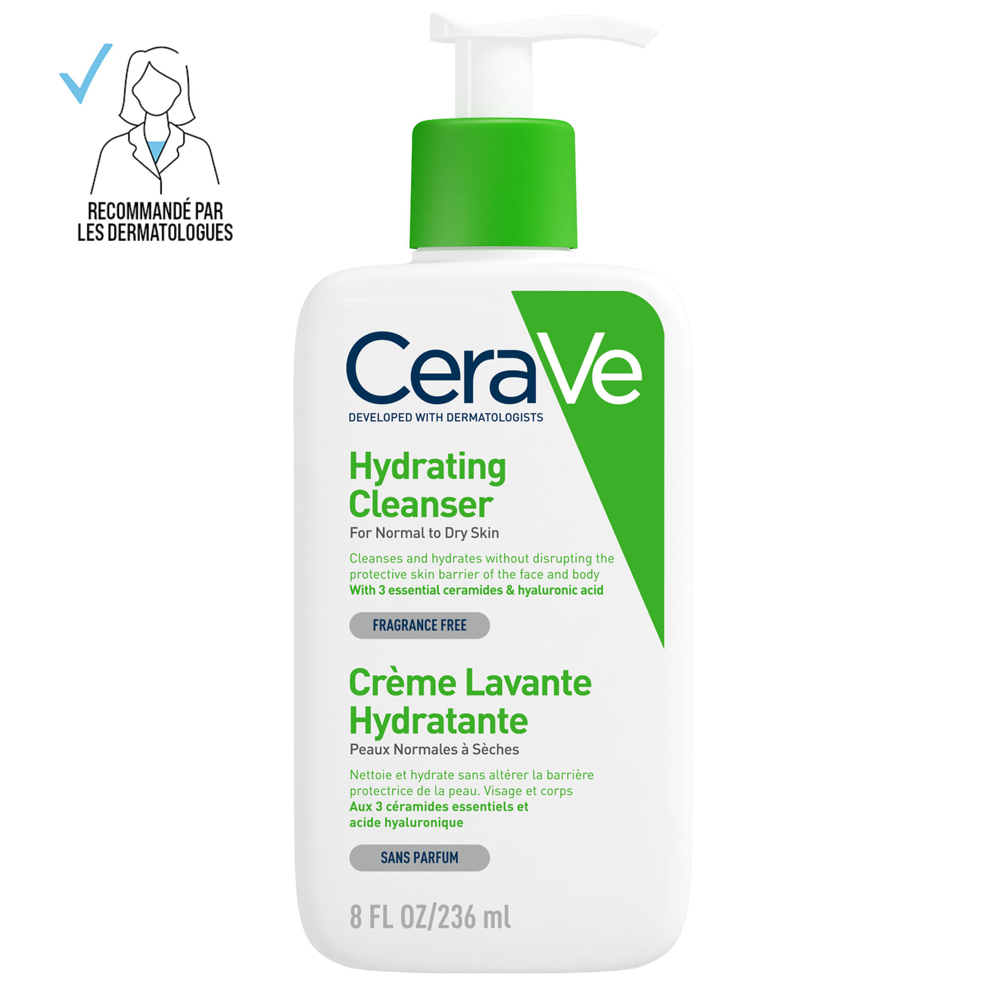 Crème Lavante Hydratante 236ml