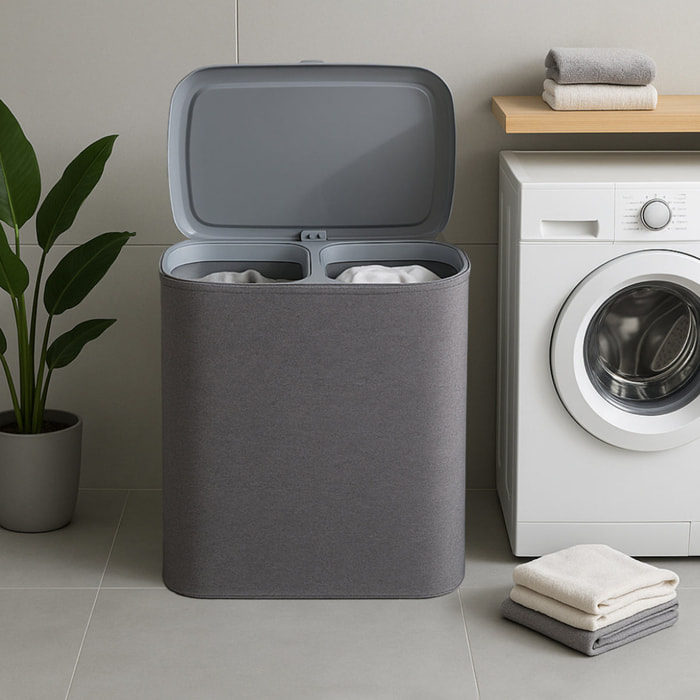 Panier à linge avec couvercle SVEN 50L