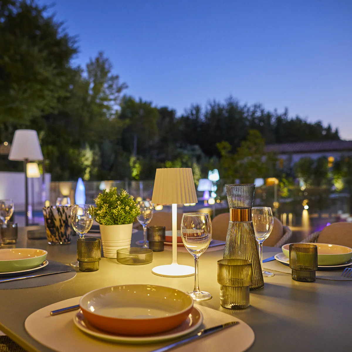 Lampe de table sans fil ABBY H30CM