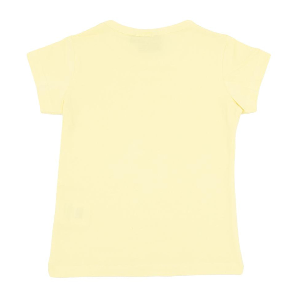 T-shirt da bambina maniche corte logo grande Basic